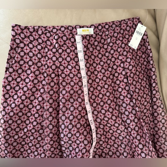 Anthro The Avery Pleated Wide-Leg Trousers by Maeve: Sheer Silk Edition - Picture 7 of 16